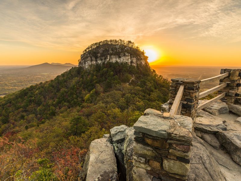 Pilot Mountain State Park Yadkin River Pinnacle NC